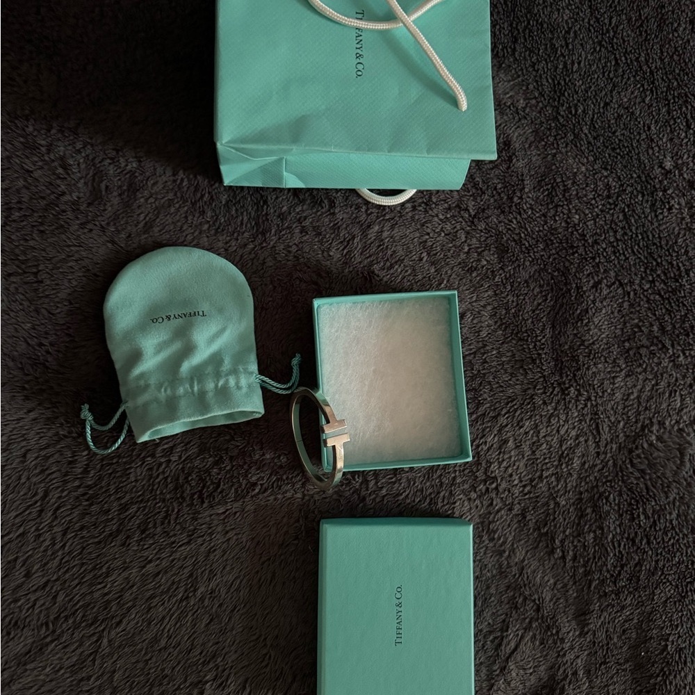 Tiffany & Co. Sterling Silver “T” Bracelet with Original box